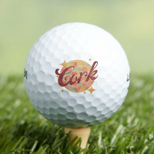 Pelotas De Golf Retro del complejo de golf Cork City Ireland Ire