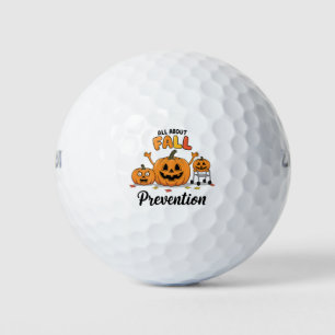 Pelotas De Golf Retro I Love Fall Prevention Fall Occupation