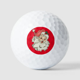 Pelotas De Golf Retro Santa