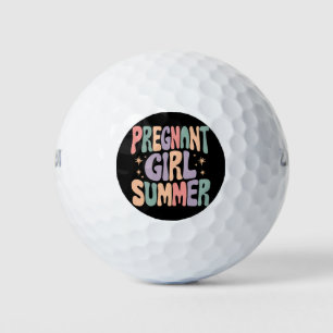 Pelotas De Golf Revelación de embarazo Chica preñado Baby Shower
