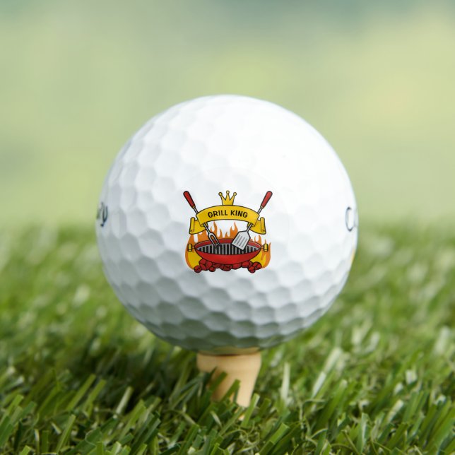 Pelotas De Golf Rey de la parrilla (Camiseta in situ)