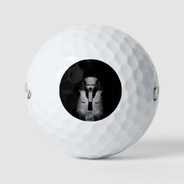 Pelotas De Golf Rey faraón blanco y negro (Anverso)
