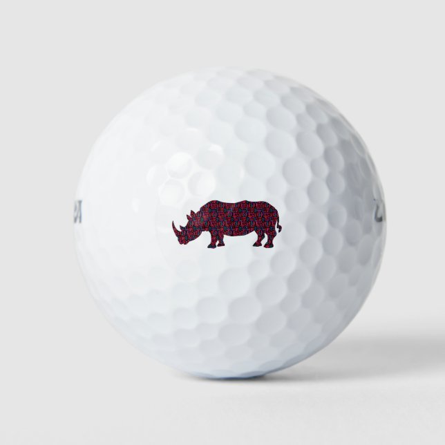 Pelotas De Golf Rhinoceroc africano (Anverso)