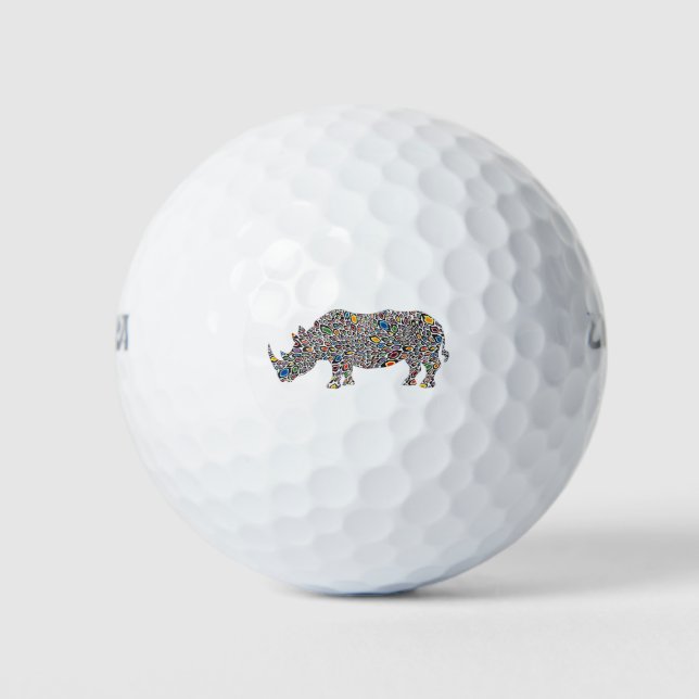 Pelotas De Golf Rhinoceros-Cheetah (Anverso)