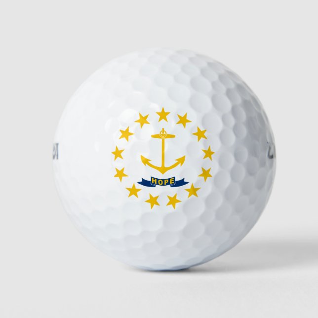 PELOTAS DE GOLF RHODE ISLAND FLAG (Anverso)
