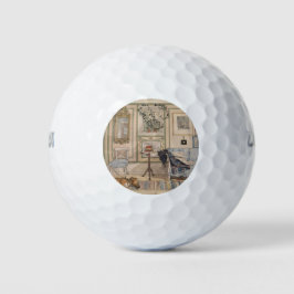 Pelotas De Golf Rincón Acogedor (por Carl Larsson)