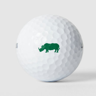 Pelotas De Golf Rinocerontes hechos de Shamrock