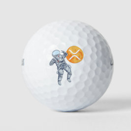 Pelotas De Golf Ripple XRP Criptocurrency -Astronauta criptográfic