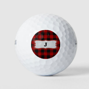 Pelotas De Golf Rob Roy Tartan Red & Black Golf Balls