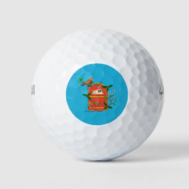 Pelotas De Golf Robin en Postbox (Anverso)