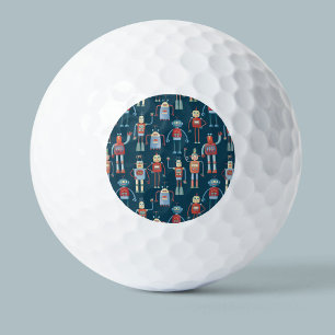 Pelotas De Golf Robots estilo retro de los años 1950