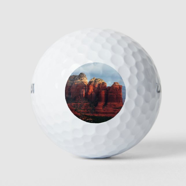 Pelotas De Golf Roca de café nublado en Sedona Arizona (Anverso)