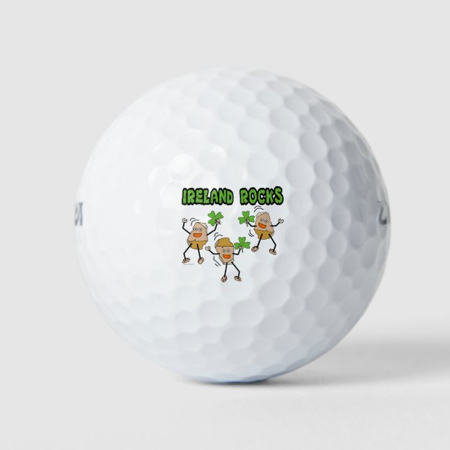 Pelotas De Golf Rocas de Irlanda (Anverso)