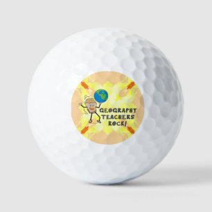 Pelotas De Golf Rock de profesores de geografía