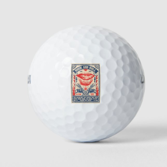 Pelotas De Golf rock n roll (Anverso)