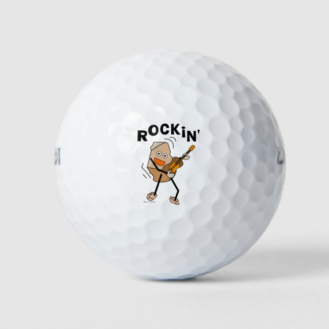 Pelotas De Golf Rockin Guitar (Anverso)