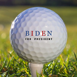 Pelotas De Golf Rojo azul moderno Joe Biden para presidente