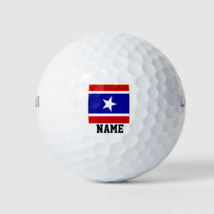 Pelotas De Golf ROJO BLANCO y AZUL