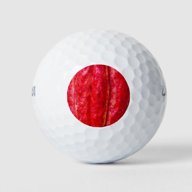 Pelotas De Golf rojo de la vaina de cacao (Anverso)