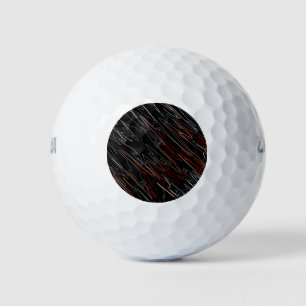 Pelotas De Golf Rojo negro martirizado