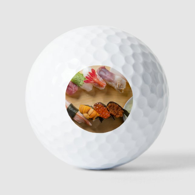 Pelotas De Golf Rolling Sushi – Gourmet Curve Golf Ball (Anverso)
