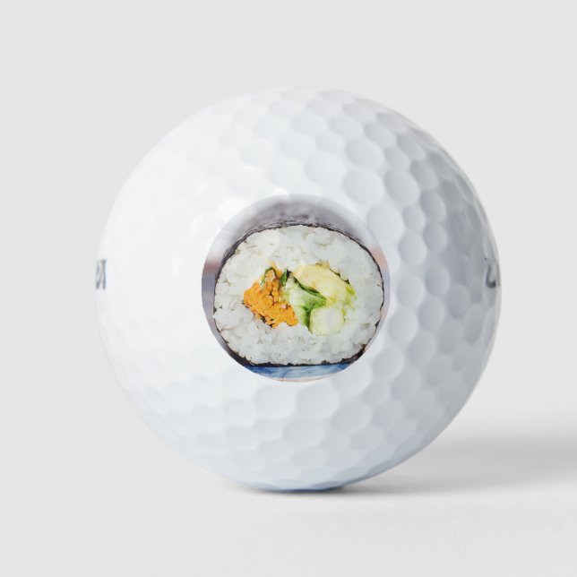 Pelotas De Golf Rollo de sushi Pescado y arroz (Anverso)