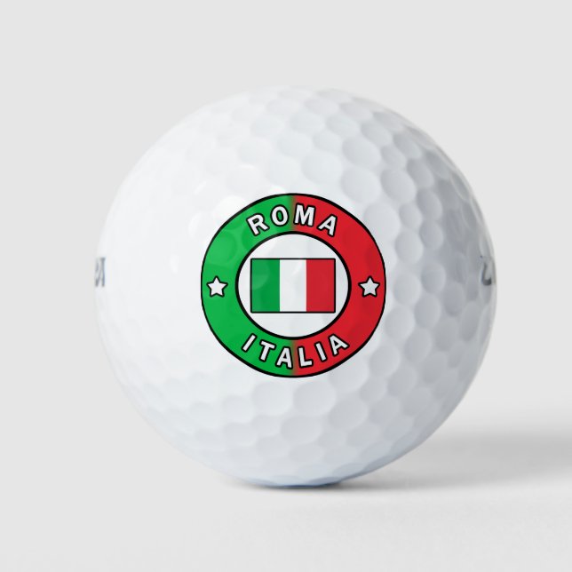 Pelotas De Golf Roma Italia (Anverso)