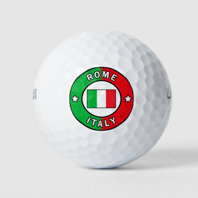 Pelotas De Golf Roma Italia (Anverso)
