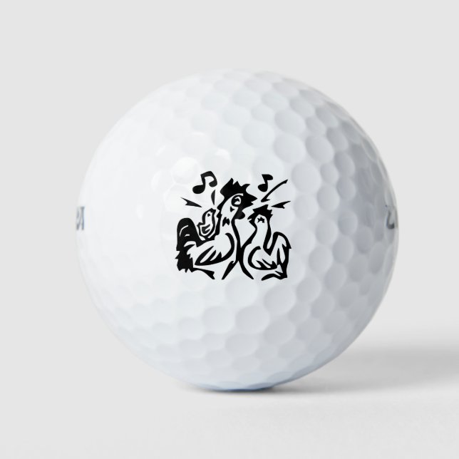 Pelotas De Golf Rooster (Anverso)