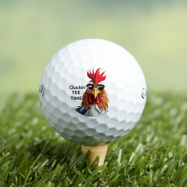 Pelotas De Golf Rooster Humor Golf Pollo Pun Callaway Supersoft (Camiseta in situ)