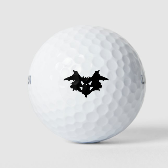 Pelotas De Golf Rorschach Inkblot (Anverso)