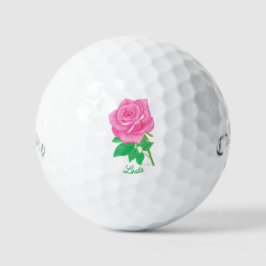 Pelotas de Golf Rosa con Texto