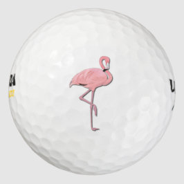 Pelotas de golf rosa Flamingo