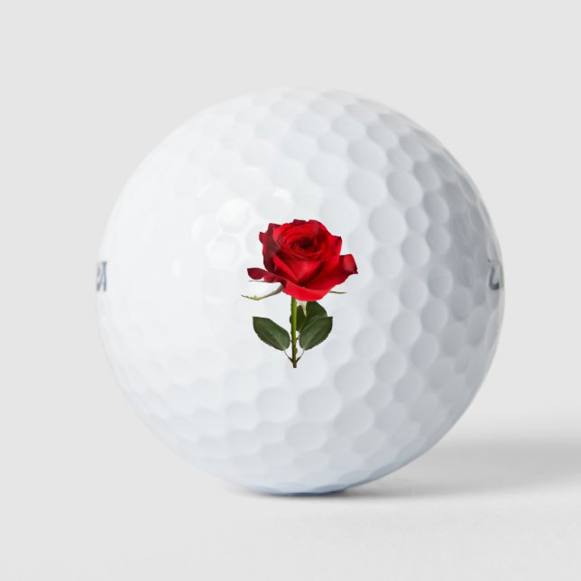 Pelotas De Golf Rosa 🌹 Golf Ball (Anverso)
