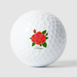 Pelotas De Golf Rosa Roja