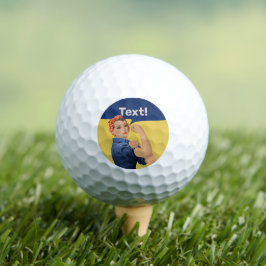 Pelotas De Golf Rosie the Riveter
