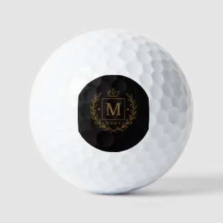 Pelotas De Golf "Royal NMKY Emblem – Monogram M Crest Design"