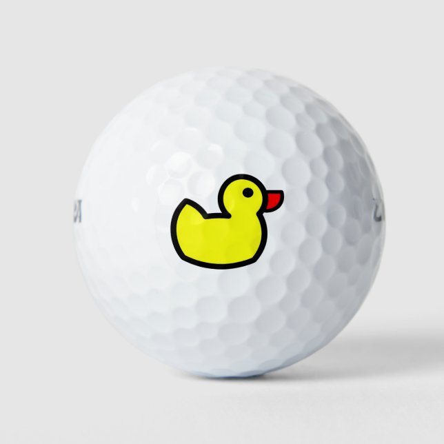 Pelotas De Golf Rubber Ducky (Anverso)