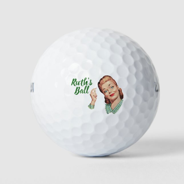 Pelotas De Golf Ruth's Ball (Anverso)