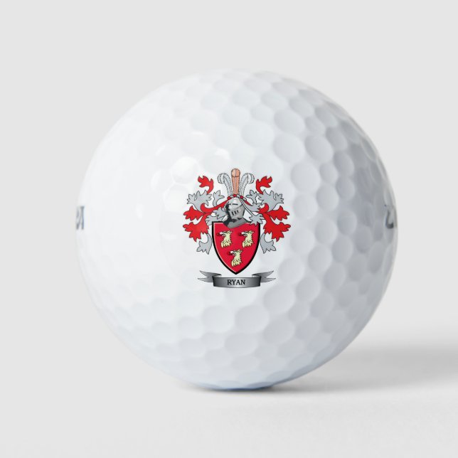 Pelotas De Golf Ryan Coat of Arms (Anverso)