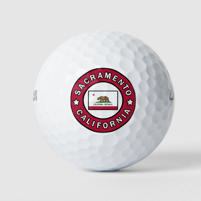 Pelotas De Golf Sacramento California (Anverso)