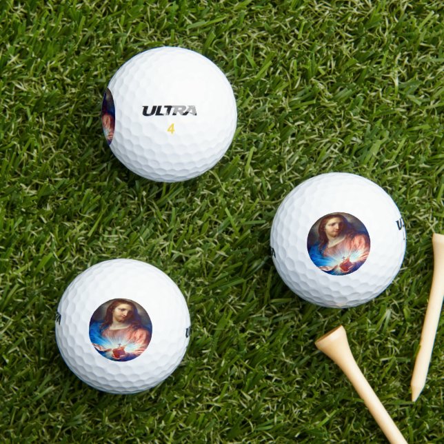 Pelotas De Golf Sagrado Corazón de Jesús (Césped in situ)