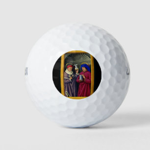 Pelotas De Golf Saints Cosmas and Damian de Jean Bourdichon