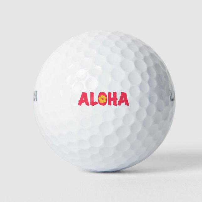 Pelotas De Golf Salones de golf de Aloha (Anverso)