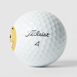 Pelotas De Golf Salones de golf de Emoji sonriente