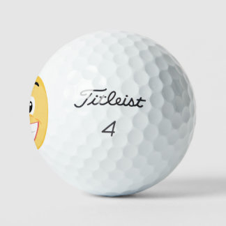 Pelotas De Golf Salones de golf de Emoji sonriente
