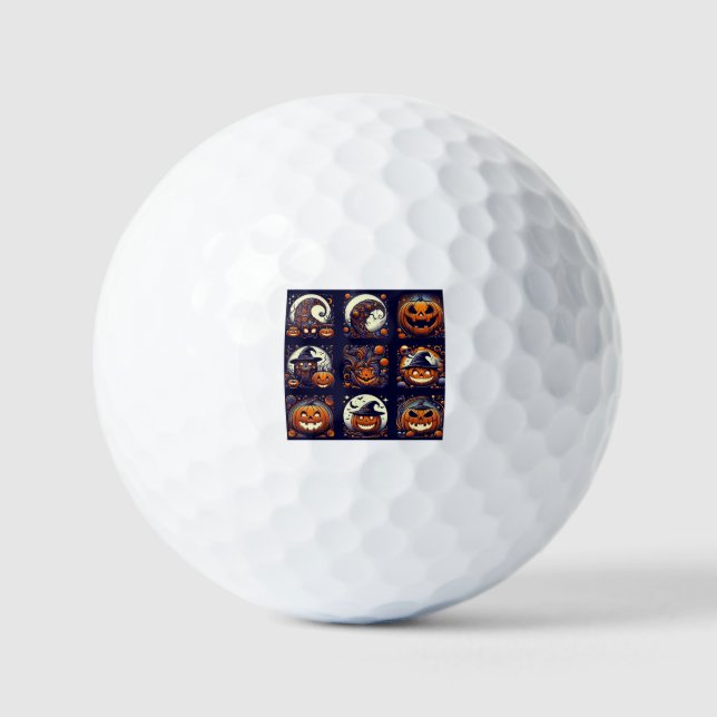 Pelotas De Golf Salones de golf de Halloween (Anverso)