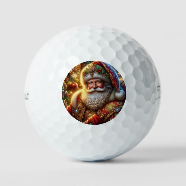 Pelotas De Golf Salones de golf de Santa Claus (Anverso)
