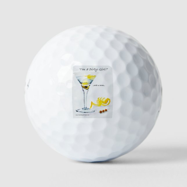 Pelotas De Golf Salones de golf Dirty Chica (Anverso)