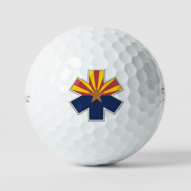Pelotas De Golf Salones de golf EMS de Arizona (Anverso)